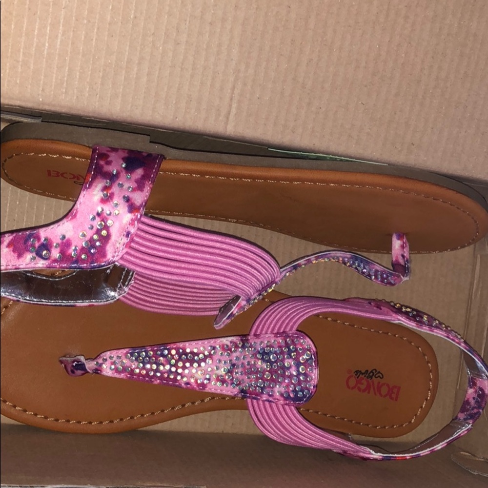 pink sandals